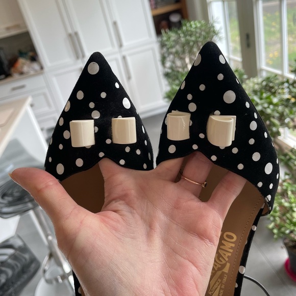 Salvatore ferragamo polka dot heels - Picture 12 of 12